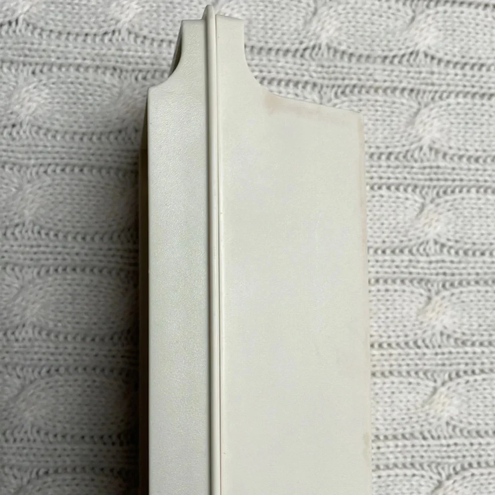 Vtg Tupperware 2 Stick Butter Holder w lid Almond/beige in color retro